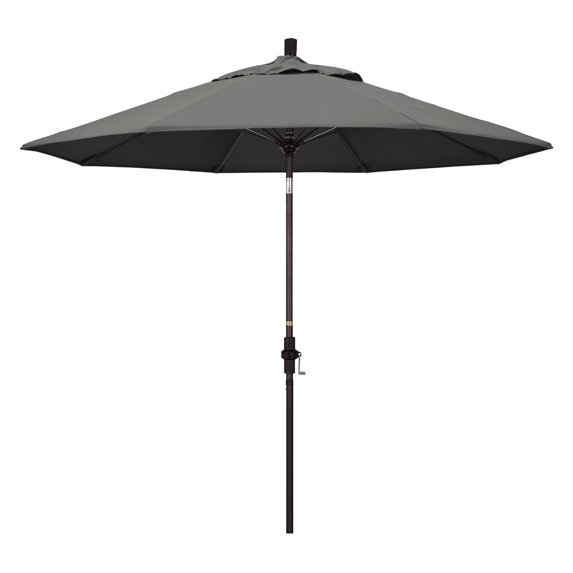 California Umbrella 9-ft. Fiberglass Tilt Sunbrella Market Umbrella