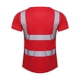 thumbnail image 4 of vastwit Mens Short Sleeve High Visibility Reflective Safety T-shirt Public Social Service Volunteer Red 4XL, 4 of 7