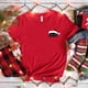 thumbnail image 2 of Camisetas de gato con sombrero de Navidad Kawaii para mujer, Tops de fiesta de Navidad, ropa de calle Harajuku, camisetas casuales de manga corta, ropa femenina, 2 of 5