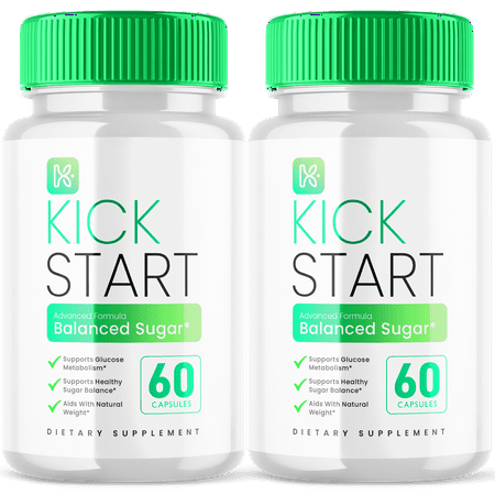 Kick Start Glyco Optimizer Supplement Advanced Glycogen Support Pills Made with All Natural Vitamins and Minerals 120 Capsules