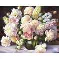 thumbnail image 1 of Kit de pintura al óleo para hacer tú mismo, escena de árboles del norte sobre lienzo, 16 x 20 pulgadas, sin marco: regalo de arte perfecto para adultos y niños, aventura floral, 1 of 5