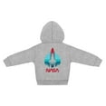 thumbnail image 2 of Creative Knitwear Infant and Toddler NASA Snap Hoodie - Oxford, 2T, 2 of 2