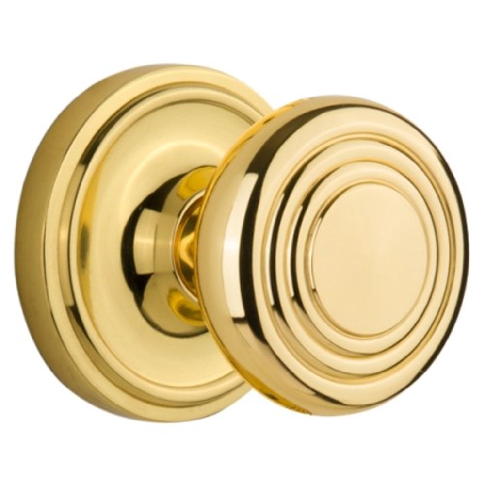 Nostalgic Warehouse Deco Door Knob with Classic Rosette