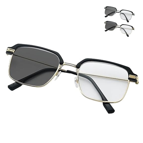 German Smart Zoom Reading Glasses Distance&near Progressive Multi-focus, Mens Smart Autofocus Glasses Self Adjusting