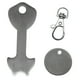 thumbnail image 4 of Carrito de metal Llave de de material acero inoxidable 2 Carritos de extraíbles Moneda Fichas Bolsa Colgante Decoración, 4 of 8