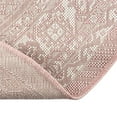 thumbnail image 6 of Rugs.com Outdoor Aztec Collection Rug – 4 Ft Round Pink Flatweave Rug Perfect For Kitchens, Dining Rooms, 6 of 6