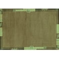 thumbnail image 1 of Ahgly Company Indoor Rectangle Abstract Turquoise Blue Modern Area Rugs, 4' x 6', 1 of 4