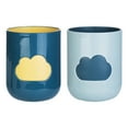 thumbnail image 1 of Tazas para cepillos de dientes, irrompibles, para baño, lindas tazas para cepillos de dientes con patrón de nubes, 1 of 5
