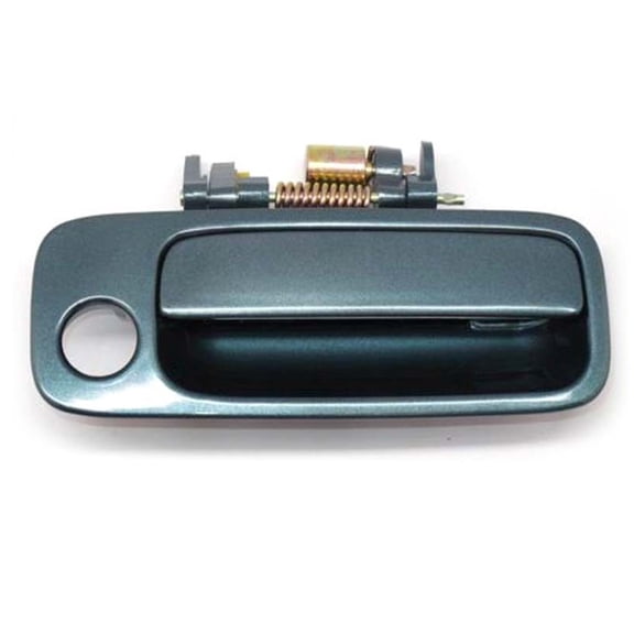 MotorKing Front Right Passenger Side Exterior Outside Door Handle Compatible with 97-01 Toyota Camry 8N7 Sailfin Blue Pearl 1997 1998 1999 2000 2001