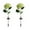 Yellow, variant on Outdoor Patio Decoration Lawns Decorative Ambient Lights Ground Lamp Solar Lighted Pole Hydrangea Automatically Lights Up When It Gets Dark