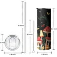 thumbnail image 5 of Mushroom 20 oz Tumbler with Straw and Lid, Stainless Steel Insulated Mushroom Water Bottle, Cute Mushroom Gift Cups for Women, 5 of 5