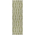 thumbnail image 2 of Addison Rugs Dream Shag Premium Machine Washable Transitional Tribal, Boho Olive Runner Rug, 2'3" x 7'6", 2 of 8