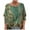 Army Green#02, variant on JTZGDY Boho Tops for Women Dressy Casual Floral Printed Summer Long Sleeve Crewneck Graphic T-Shirts Loose Oversized Soft Cotton Tunic Blouse Black#02 L