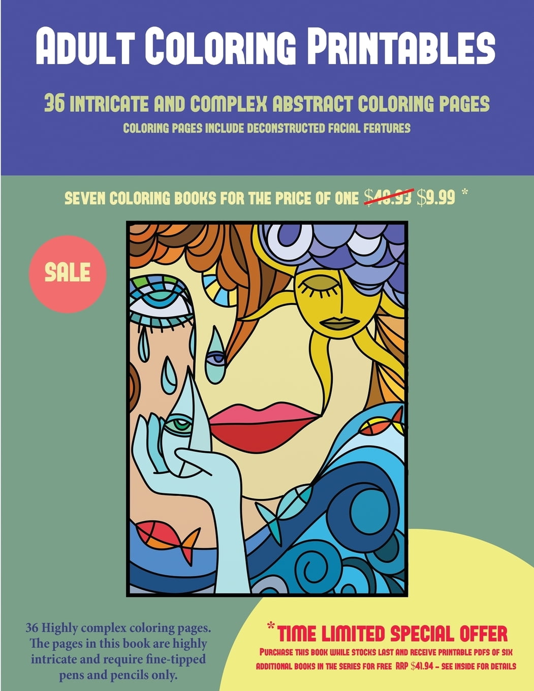 Download Adult Coloring Printables: Adult Coloring Printables (36 Intricate and Complex Abstract Coloring ...