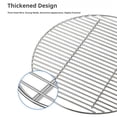 thumbnail image 6 of 13 Inch Stainless Steel Round Grill Grate 6mm Thick No Coating Multi-Purpose BBQ Cooking Rack For Grilling Baking Steaming, 6 of 9