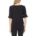 thumbnail image 2 of CeCe womens  Regular Fit Top, xs, Black, 2 of 3