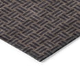 thumbnail image 4 of Addison Rugs Chantille Indoor/Outdoor Transitional Squares Chocolate Washable Rectangle Rug, 9' x 12', 4 of 6