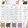 thumbnail image 3 of BXJX Girls Denim Shorts, Summer Elastic Waist Relaxed Fit School Kids Jean Shorts Blue Size 8-9 T, 3 of 6