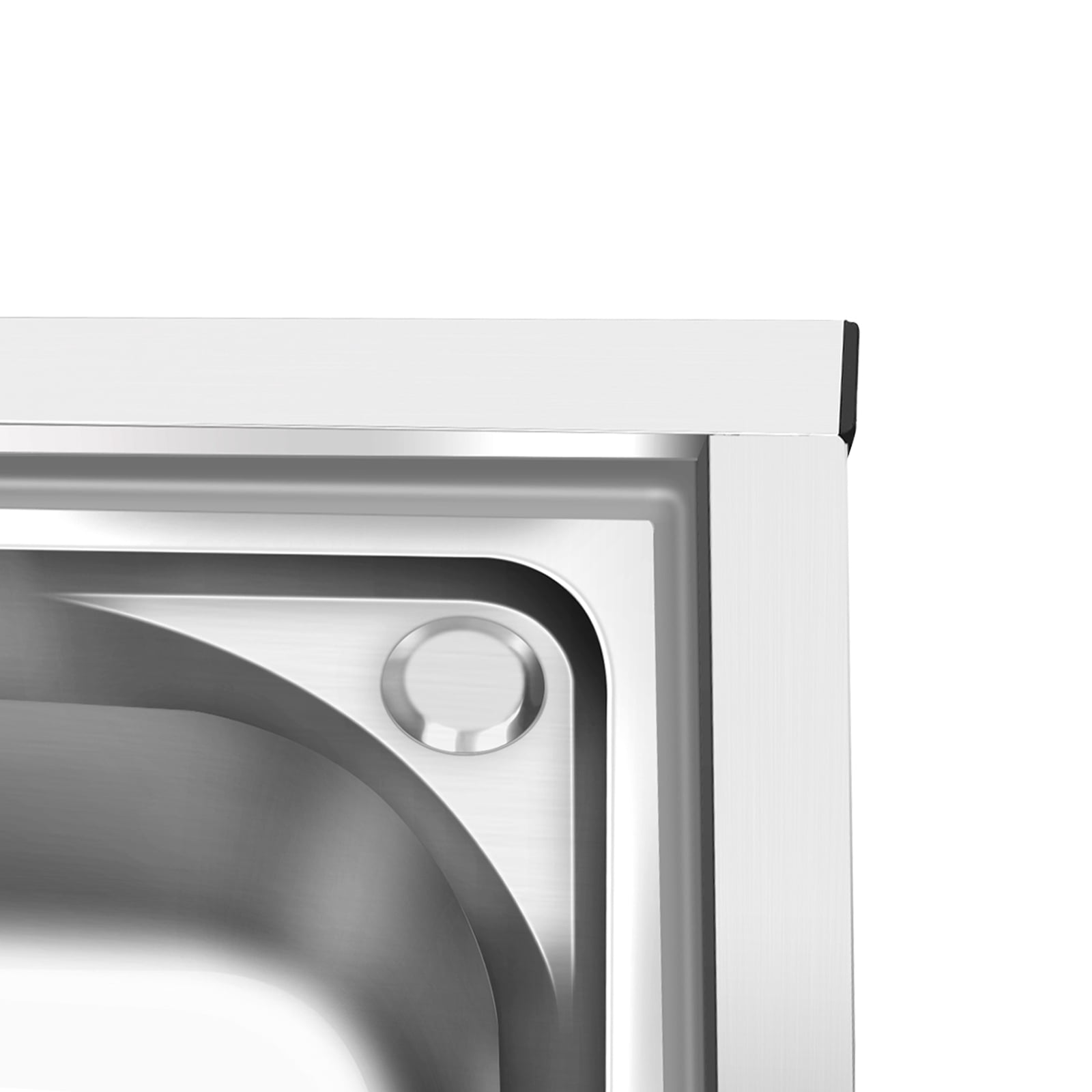47in Free Standing Utility Sink, Double Bowl Commercial Restaurant Kitchen Sink Set for Indoor Outdoor W/ Faucet