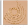 thumbnail image 2 of 5 pulseras en capas ajustables y apilables para la muñeca, 2 of 7