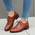 thumbnail image 6 of Women's Single Shoe Color Blocked Lace Up Low Heel Blok Women's Shoes, 6 of 9