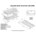 thumbnail image 2 of Leo & Lacey Urban Twin Over Twin Trundle Bunk Bed, 2 of 2
