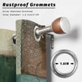 thumbnail image 2 of Teal Green Boho Outdoor Curtains for Patio Waterproof, Grommet Outdoor Privacy Panels, Color Block Geometric Modern Weatherproof Outside Curtains for Porch/Cabana 54"Wx84"L, 1 Panel, 2 of 8