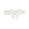 thumbnail image 1 of CINTURÓN ELÁSTICO ANCHO PARA MUJERES TALLA PLUS INSPIRAR CHIC, CON DECORACIÓN DE LAZO EN LA CINTURA, CINTURONES DE MODA VERSÁTILES 31.9-39.4" Blanco Lechoso, 1 of 5