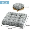 thumbnail image 7 of Sun and Moon Meditation Cushion 22 Inch Large Floor Pillow, Celestial Print, Lightweight for Yoga & Tatami, 7 of 7