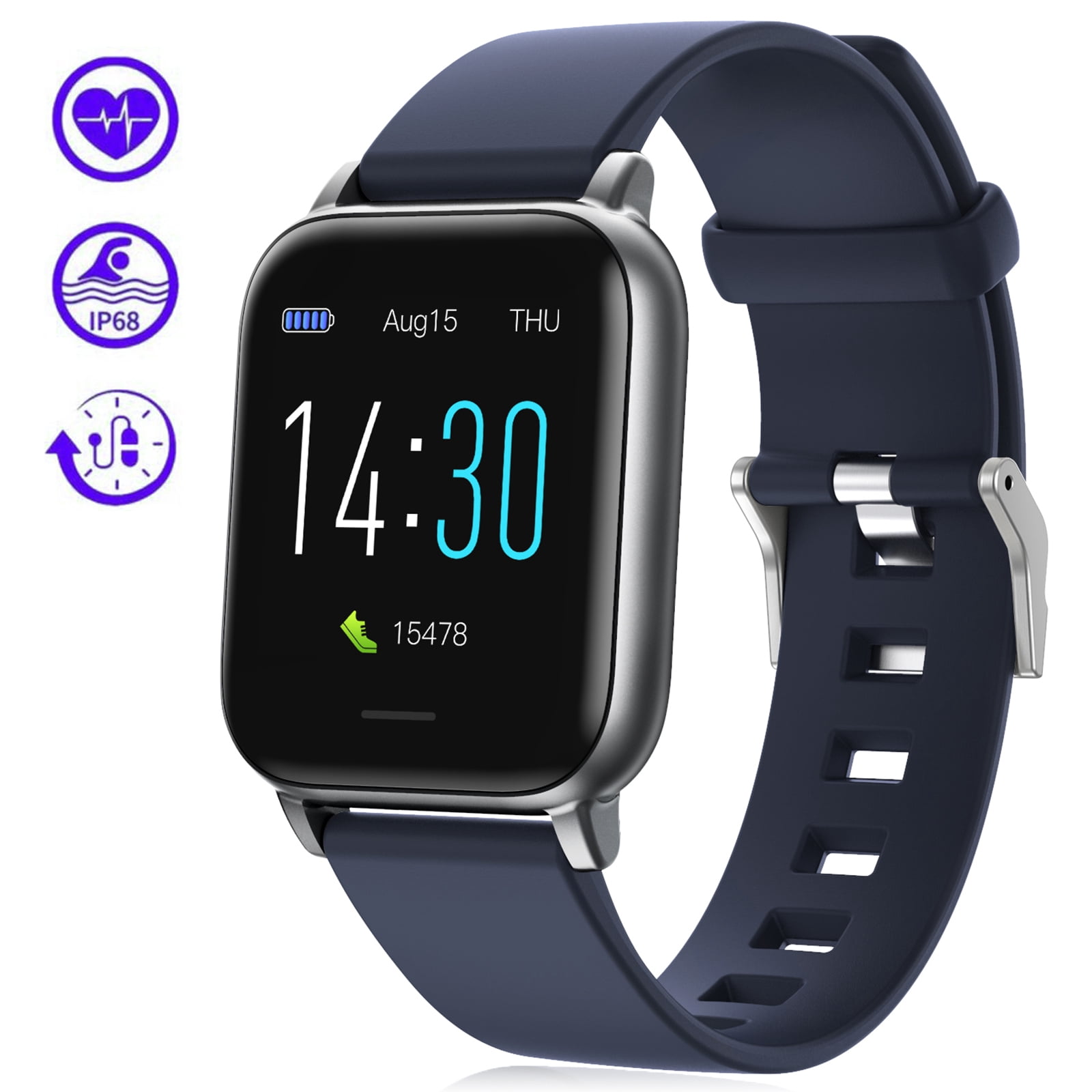 Virmee VT3 Smart Watch, Fitness Tracker 