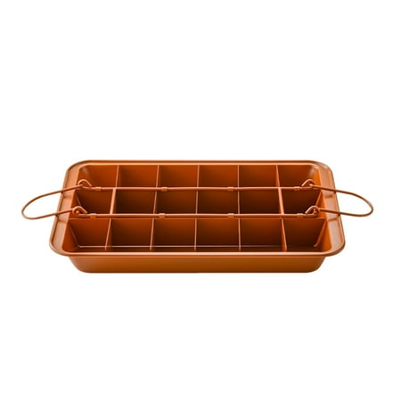 

TureClos Stainless Steel Baking Tray with Non-stick Coating Bakeware with Removable Partition Boxes