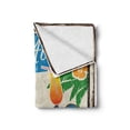 thumbnail image 2 of Tiki Bar Soft Flannel Fleece Throw Blanket, Rusty Vintage Sign Aloha Exotic Cocktails and Coconut Drink Antique Nostalgic, Cozy Plush for Indoor and Outdoor Use, 70" x 90", Multicolor, by Ambesonne, 2 of 6