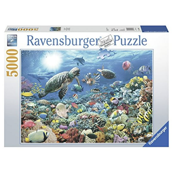 Ravensburger Beneath The Sea 5000 Piece Jigsaw Puzzle for Adults – Softclick Technology Means Pieces Fit Together Perfectly