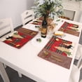 thumbnail image 3 of Tapete De Mesa De Navidad Lavable De Tela, Mantel Individual Que No Se Desvanece, Para Patio De Regalo De Acción De Gracias De Barbacoa ANGGREK Descripción de la referencia, 3 of 5