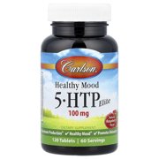 Carlson Healthy Mood, 5-HTP Elite, Natural Raspberry, 120 Tablets
