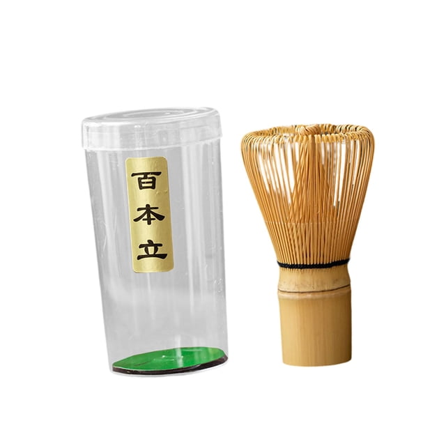Batidor de matcha Batidor de bambú Utensilios de té hechos a mano Chasen japonés tradicional para la preparación auténtica de té Matcha en polvo Estilo a