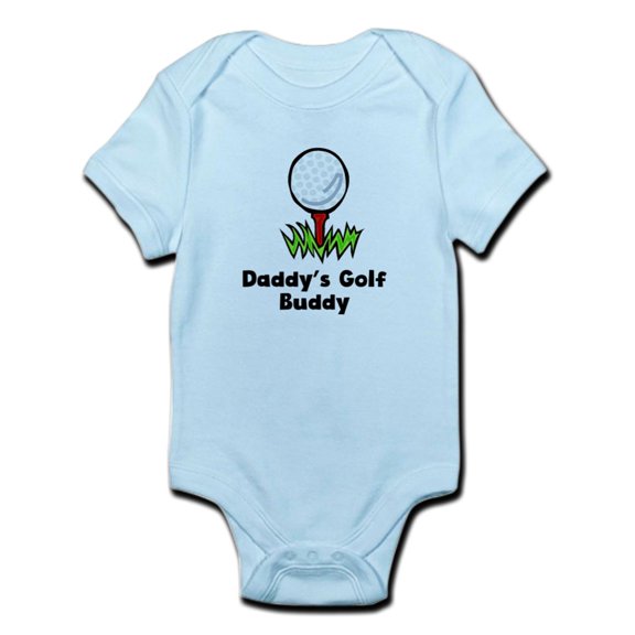 CafePress - Daddys Golf Buddy Body Suit - Baby Light Bodysuit
