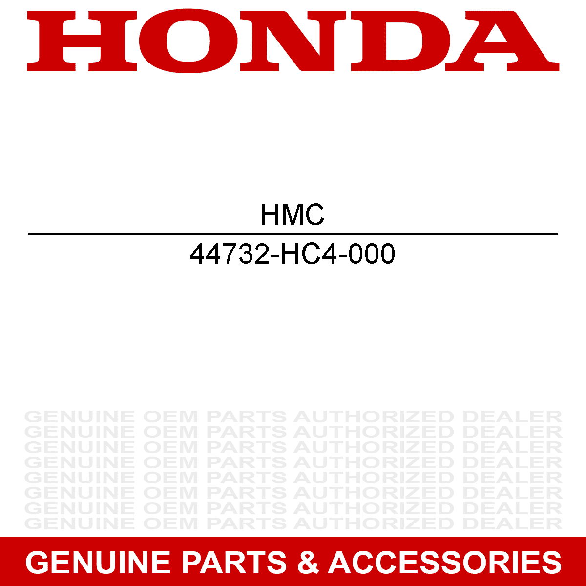 Honda 44732-HC4-000 Genuine OEM Wheel Center Cap 1988-2002 FourTrax TRX 200 250 300 350