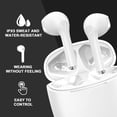 thumbnail image 4 of yobola Wireless Earbuds, Bluetooh Earbuds, Deep Bass Light Weight Mini Wireless Headphones for Running/Fitness, 25Hrs Playtime, Built-in Microphone, Touch Control, IPX5 Waterproof, 4 of 5