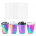 thumbnail image 1 of Kit de Estampado de Uñas ST01 con 4 Sellos Brillantes y 4 Rascadores, Herramientas DIY para Transferencia de Diseños en Uñas, Cabezas Desmontables y Fáciles de Limpiar., 1 of 6