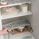 thumbnail image 5 of Moyic Estante de especias para armario de cocina, soportes apilables para el hogar, organizador de 2 capas, fregadero de baño, estantes de ahorro de Almacenamiento y organización del hogar Gris Moyic HA082689-02, 5 of 6