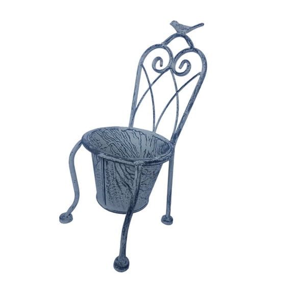 Iron Planter Basket Shabby Metal Flower Holder for Indoor Outdoor Home Farmhouse Decorative