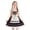 a29-Brown, variant on German Dress Girls Dirndl Bavarian Dirndl Oktoberfest Children Dress 3T 6T 9T 12T 14T 16T Size 9-10 Years,Red