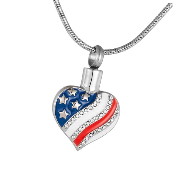 Memorials Ashes Pendants Stainless Steel Cremation Urn Jewelry Pendants Gift for Dog and Cats