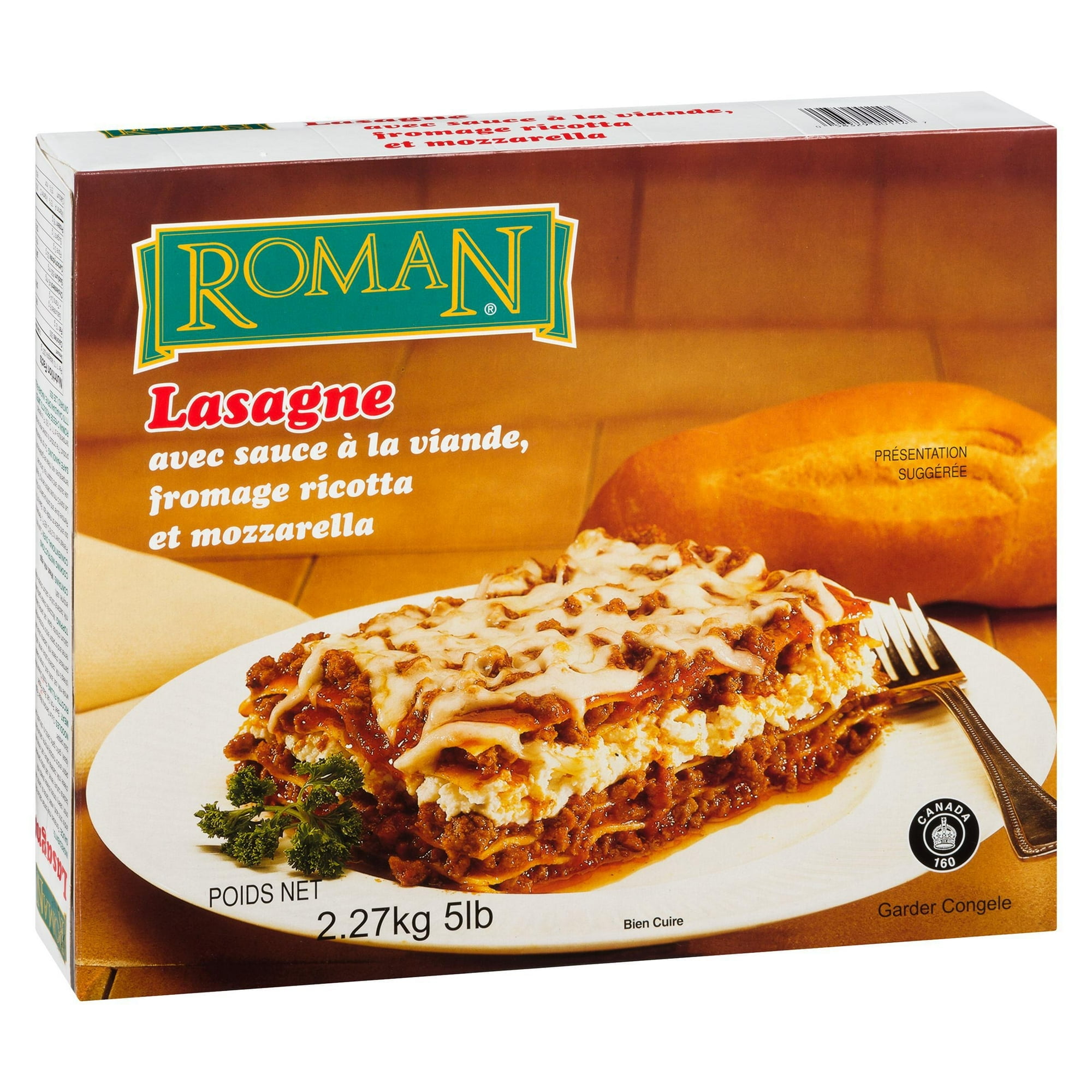 Roman Cheese Lasagna with Ricotta And Meat Sauce, 2.27 kg