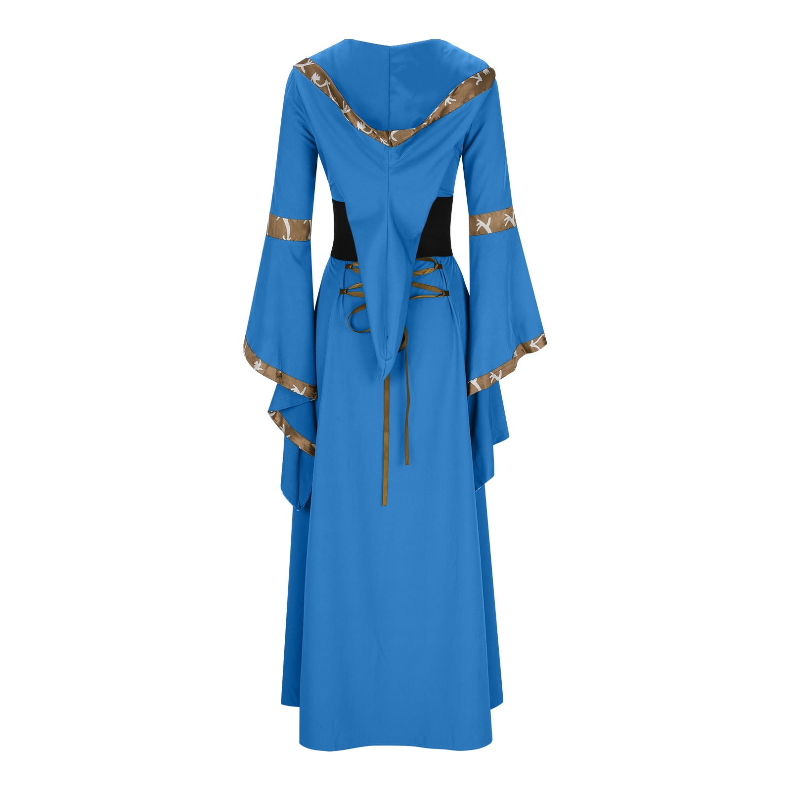 Hvot&aat Women Medieval Renaissance Dress Victorian Long Dress Costume Halloween Cosplay Retro Gowns