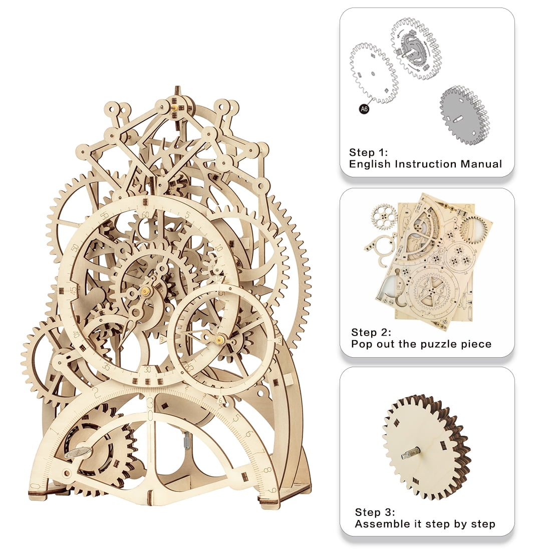  ROKR 3D Puzzle LK602 for Adults, Classic Printing Press Wooden  Puzzles Model Building Kits, DIY Wood Crafts Cool Toys for Kids Birthday  Gifts,Collage Aesthetic, Art Hobbies for Men Women : Toys