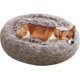 thumbnail image 2 of Cama para perros JOLLYVOGUE, relajante y esponjosa rosquilla para mascotas grandes, 2 of 7