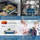 thumbnail image 5 of Lonchera Kis, Bento Box Ault Lunch Box, contenedores de almuerzo para Aults Kis Toler, lonchera Bento de 4 compartimentos de 1300 ml con palillos para pasteles, microondas/, 5 of 5