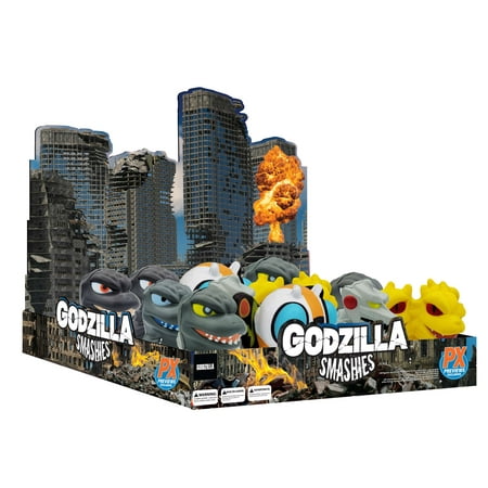 Surreal Entertainment Godzilla Smashies 12-Piece Stress Doll Display